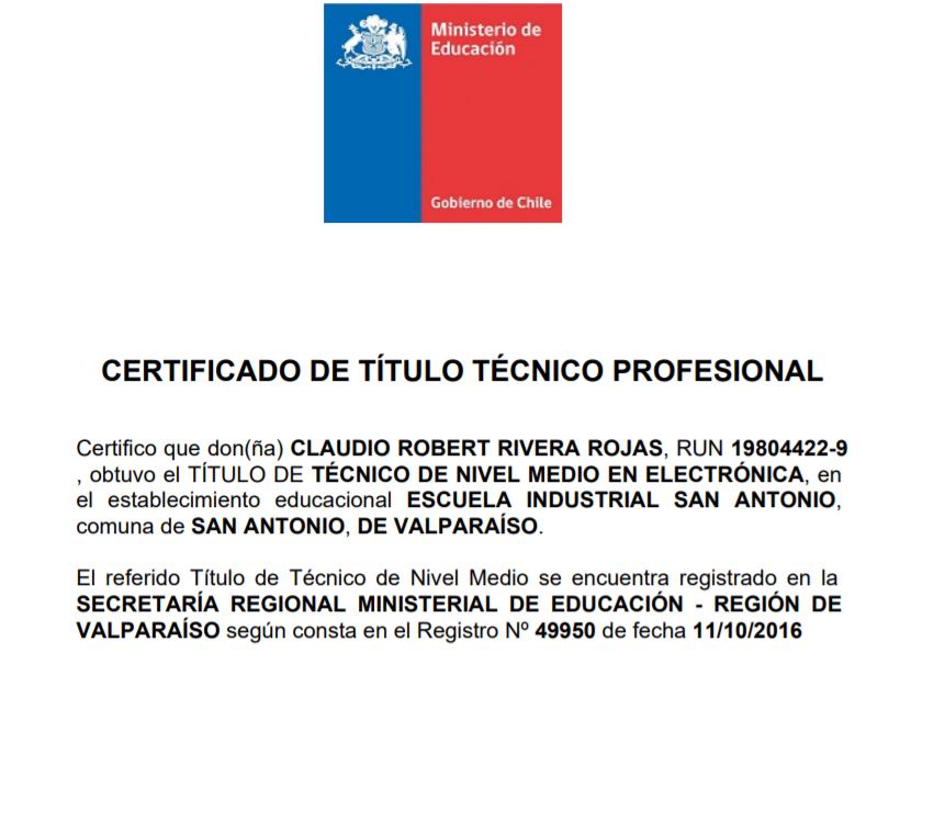 Título Electrónica